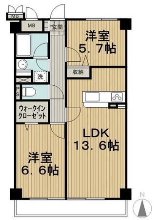 サンクレール高井戸の物件間取画像